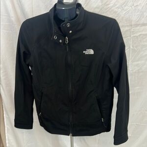 The North Face Black Jacket with Stand-Up Collar